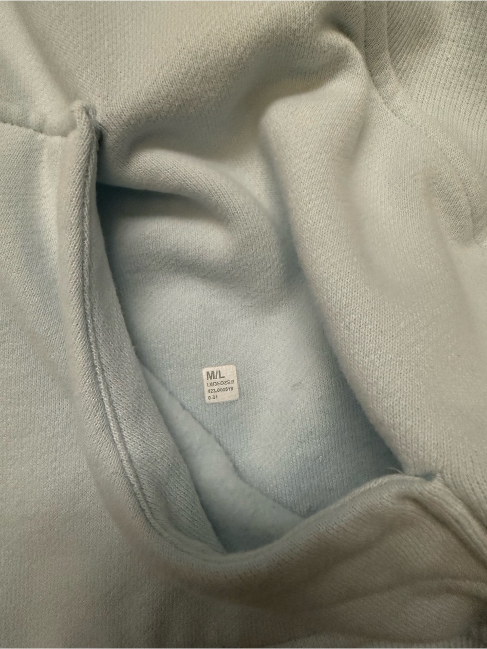 Lululemon Pale Blue Full-Zip Scuba - Picture 4 of 8